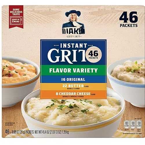 Generic Instant Grits, Variety Pack, 45.4 Ounces, 46 Count (46 Count (1 Pack))