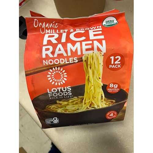 Generic Lotus Foods, Organic Millet \u0026 Brown Rice Ramen, 2.5 薬局衡オンス, 12-Count