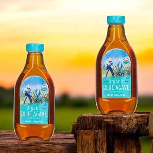 Generic Kirkland Organic Blue Agave, 2-Pack 36 薬局衡オンス Bottles, All-Purpose Vegan Sweetener, Gluten-Free, USDA Organic, 72 薬局衡オンス Total