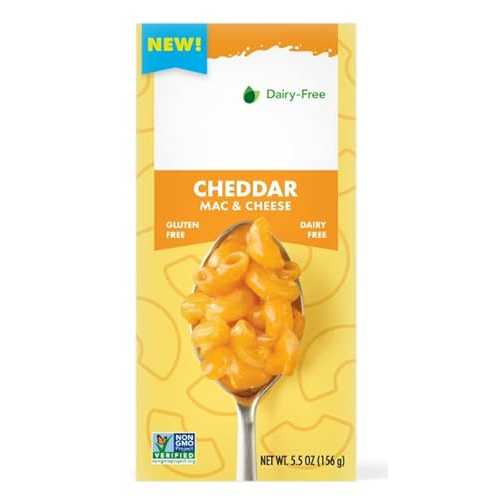 Generic New Dairy Free Gluten Free Cheddar Mac \u0026 Cheese, Vegan, 5.5 薬局衡オンス (Shelf Stable)
