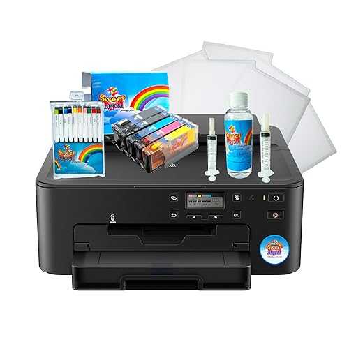 Generic Cake Birthday Printer Bundle Comes with 5 Pack of Ink CARTRIDGES,Frosting Paper,10 Markers and PRINTHEAD KIT