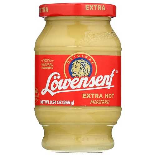 lowensenf extra hot mustard - 9.3薬局衡オンス [6 units] (801693912447)