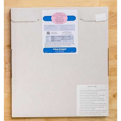 Icing Images Premium Icing Sheets - White - 8.5 x 10.75 inches - 24 count