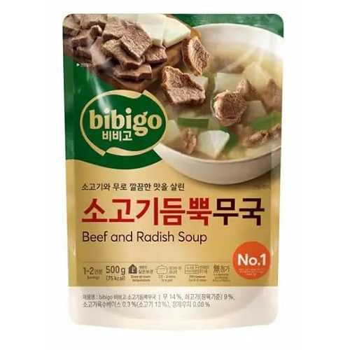 Q.REST [Upgrade ver.]Korea Traditional Daikon Radish Stew Soup Easy To Cook Meal Kit 500g/17.6 Ounce (2 Pack)