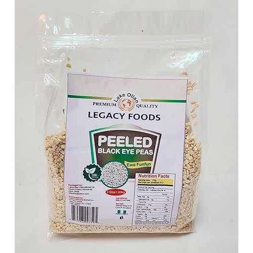 Legacy Foods Peeled Black Eye Peas