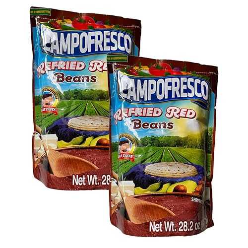 GRUPO JAREMAR CAMPOFRESCO - Authentic Traditional Refried Beans Pack 800G - Pack of 2