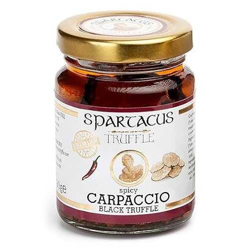 Spartacus Truffle Spartacus Carpaccio Truffle / Slightly Spicy / Treat yourself to culinary excellence / Exquisite black truffles for gourmets (90g)