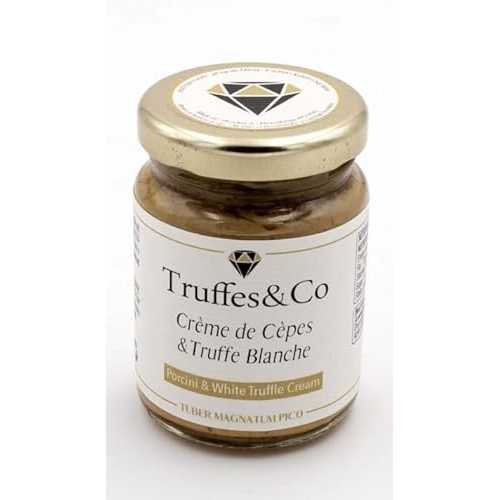 Truffles \u0026 Co - Cream of Ceps with White Truffle - 2 x 3.17薬局衡オンス / 90gr Glass Jars