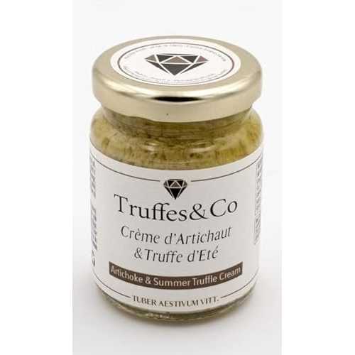Truffles \u0026 Co - Artichoke cream with summer truffle - 2 x 3.17薬局衡オンス / 90gr Glass Jars