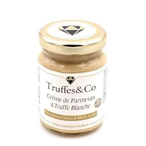 Truffles \u0026 Co - Parmesan Cream with White Truffle - 2 x 3.17薬局衡オンス / 90gr Glass Jars