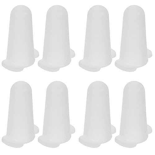 LIFKOME 8Pcs Cake Decorating Tip Protectors Silicone Piping Nozzle Covers for Baking Frosting Tools Flexible Covers Strong Adhesion Easy to Clean Fits Most Cake Piping Tips