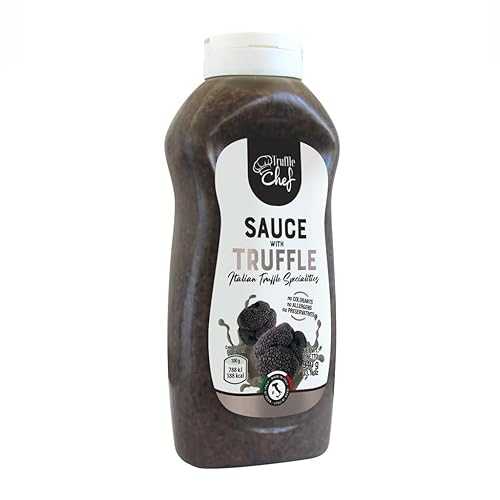 Sauce with Black Summer Truffle, Truffle Chef, Gourmet Condiment,Dressing, Multiple Uses. Net Wt : 940 g / 33.1 薬局衡オンス By Tita Italian