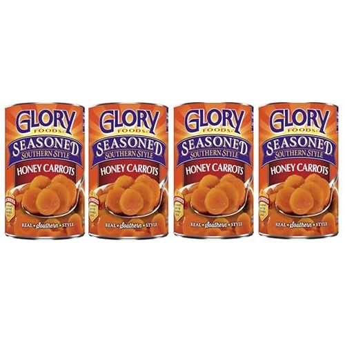 Generic Pack Of 4 Cans Honey Carrots, 15 薬局衡オンス.