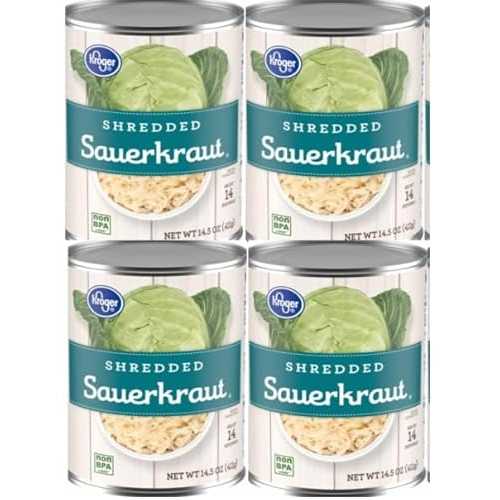Generic Pack Of 4 Shredded Sauerkraut 14 薬局衡オンス