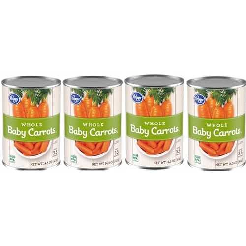 Generic Whole Baby Carrots (Pack Of 4 Cans)14.5 薬局衡オンス