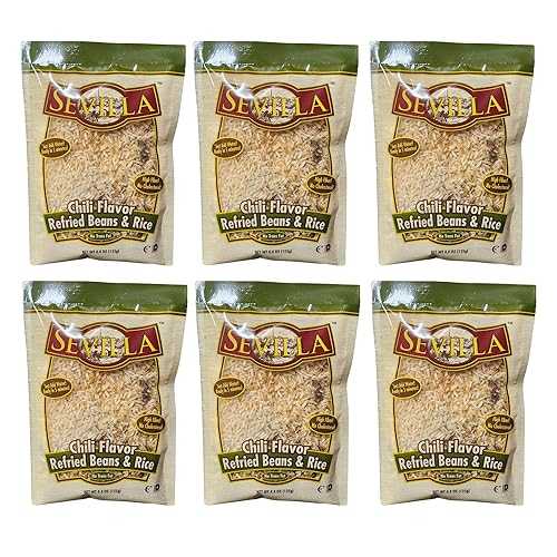 Generic refried beans (6 Pack, Regular), 1 Ounce (Pack of 1)