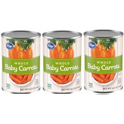 Generic Whole Baby Carrots (Pack Of 3 Cans)14.5 薬局衡オンス
