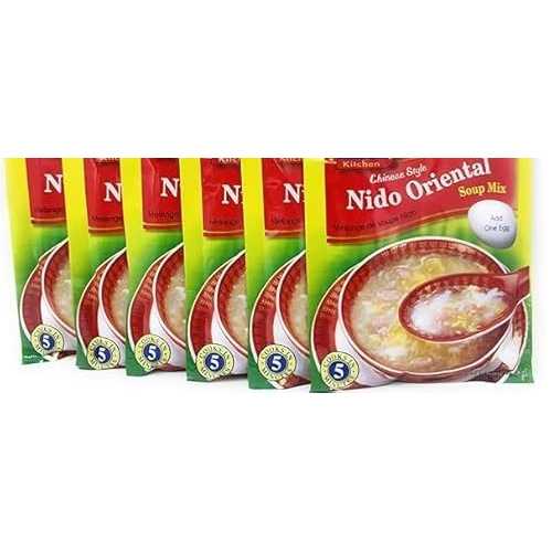 Nora Kitchen - 中華風ニドオリエンタルスープミックス、2.18薬局衡オンス (62g) 6容器に並べる Generic Nora Kitchen - Chinese Style Nido Oriental Soup Mix, 2.18薬局衡オンス (62g) 6 Pack