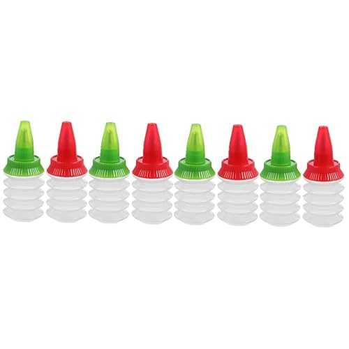 OUNONA 4sets 2pcs Icing Bottles for Cookie Decorating Lightweight Squeeze Bottles for Cake Decorating Reusable Material Easy to Clean for DIY Cookies and Home Baking Random Color 2pcs*4