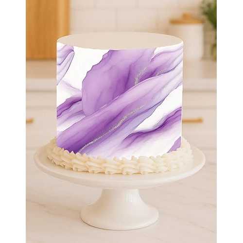 RA Pape Ethereal Current Lilac Cascader - Edible cake Images - Icing Sheet