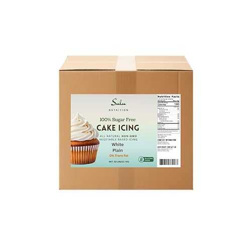 SULU ORGANICS 100% Sugar Free Palm Cake Icing and Shortening-Gluten Free-0% Trans Fat- 4 lbs