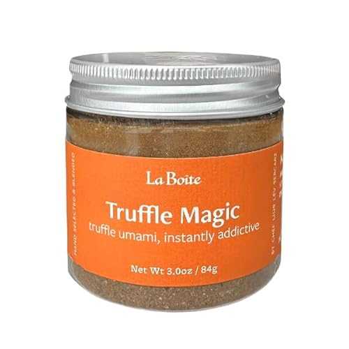 La Boite - Truffle Magic, Rich summer truffle and layers of garlic deliver deep umami and savory intensity インチ every sprinkle - Great for popcorn, fries, pasta, or eggs - 3.0 薬局衡オンス