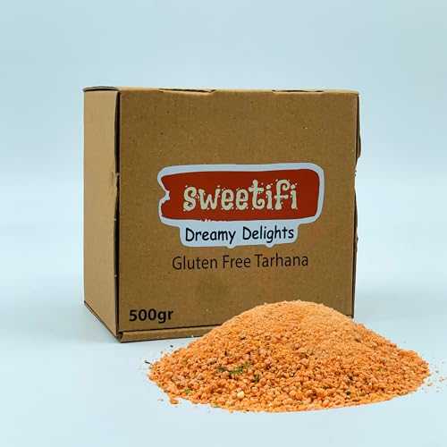Sweetifi Turkish Gluten Free Tarhana Powder Soup Mix, Home Made Trahana, Mix Vegetable Dried Soup (500gr)