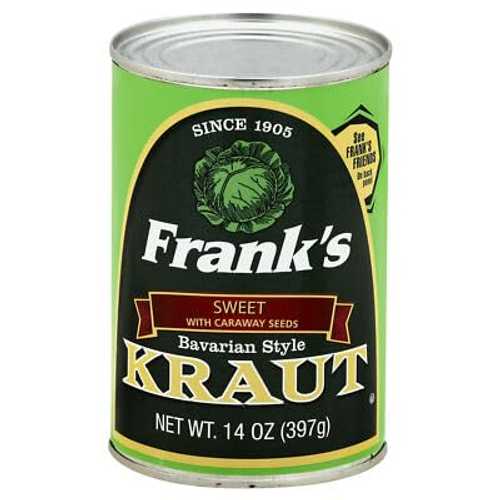Generic Franks Bavarian Sauerkraut 14 薬局衡オンス (Pack of 24)