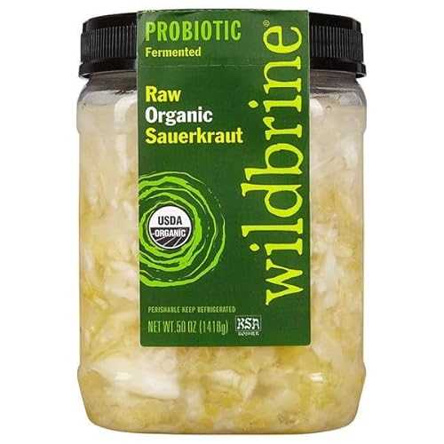 Generic Raw Organic Sauerkraut, ORGANIC GREEN CABBAGE, SEA SALT*, ORGANIC GARLIC. [ 50 薬局衡オンス, 3.12 重量ポンド ]