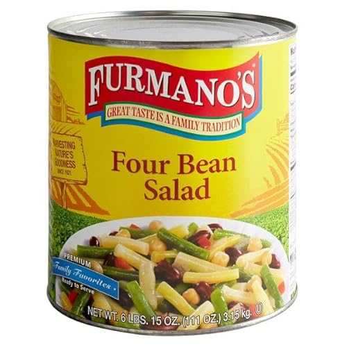Generic #10 Can Four Bean Salad - 6/Case
