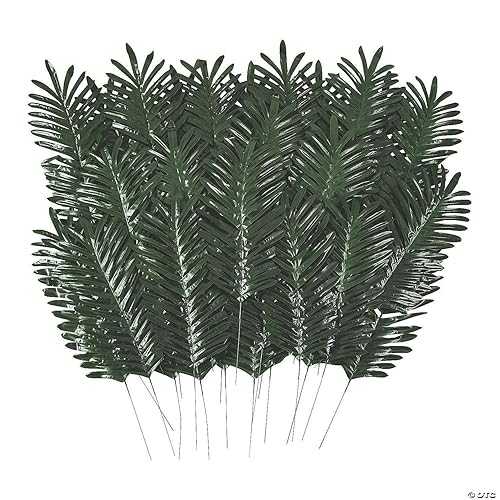 Generic Gajula.Enterprises Bulk Large Palm Leaves - 48 Pc.