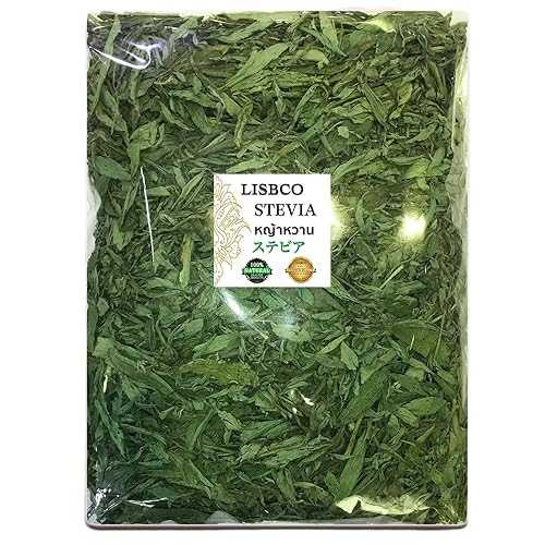 ?????? Dried Stevia Leaves - Whole Cut \u0026 Sifted Stevia - Plant-Based Sweetener for Tea, Coffee, and Baking - Non-Glycemic Sugar Substitute (250g) Generic Dried Stevia Leaves Whole Cut \u0026 Sifted Stevia Plant-Based
