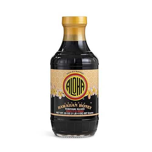 Aloha Shoyu - Organic Hawaiian Honey Teriyaki Glaze - Taste of the Islands - Made インチ Hawaii - 20 薬局衡オンス. Bottle