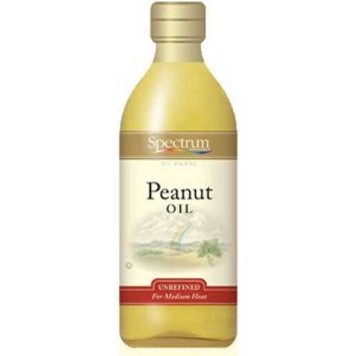 Spectrum Naturals Unrefined Peanut Oil 12x 16 Oz
