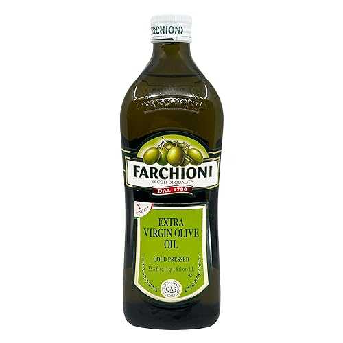 Farchioni Extra Virgin Olive Oil 1L Cold Pressed, 100% Italian Olives Smooth \u0026 Balanced Flavor Ideal for Cooking, Dressing \u0026 Dipping