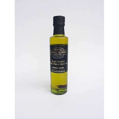 ElleEsse Italian Black Truffle Extra Virgin Olive Oil - Gourmet Cooking Oil, 250 ml (Pack of 6) - Imported from Italy