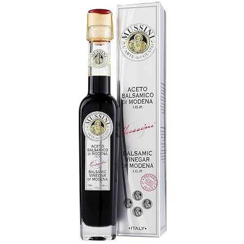 Mussini - 12 Year Old Italian Balsamic Vinegar - 8.5 薬局衡オンス - Authentic IGP Certified Balsamic from Modena