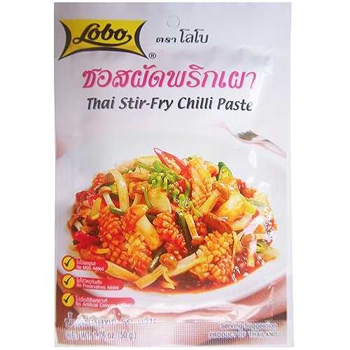 Lobo Thai Stir-Fry Chilli Paste, 50g (Pack of 4)