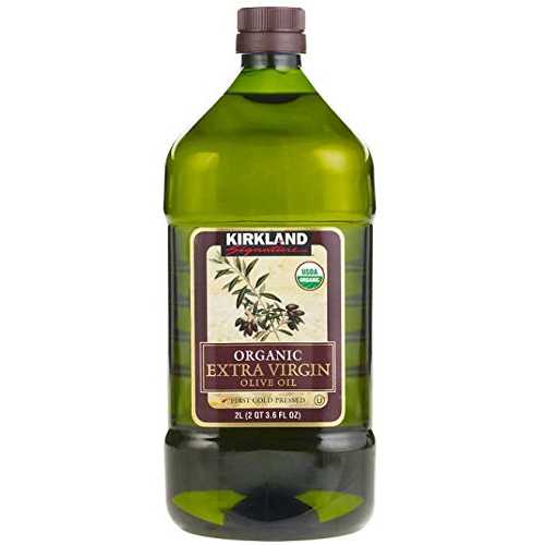 Kirkland Signature Organic Extra Virgin Olive Oil, 3.6 fl. 薬局衡オンス.