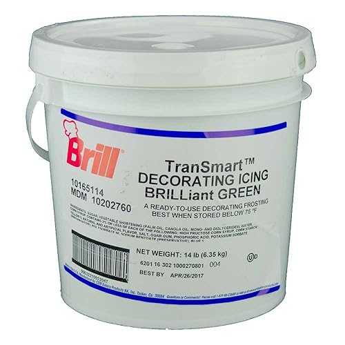 Brill Green Decorating Icing, 14 Pound -- 1 each.