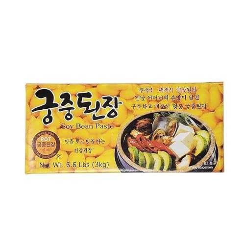 Generic Korean Premium Seasoned SoyBean Paste, Doenjang 6.6 Lbs (3kg)