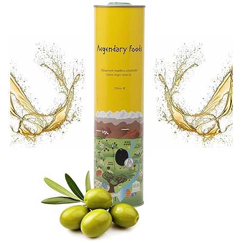 ORIGENES DEVOTED TO OUR HERITAGE Extra Virgin Olive Oil Tin, Great Taste Cold Pressed, Fruity Flavor, Polyphenol Rich Olive Oil from the Land of Sparta 750ml Tin