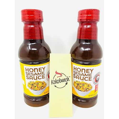 KOKOBUNCH Panda_Express Honey Sesame Gourmet Chinese Stir Fry Sauce Bundle 2-20.2薬局衡オンス PACK