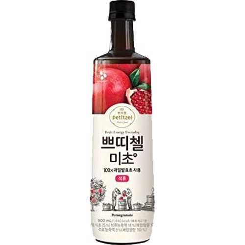OHMARKET Korean CJ Petitzel Fruit Vinegar Drink Pomegranate 900mL, 30.43 Fl Oz - CJ /