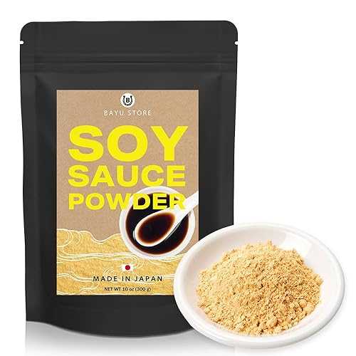 BAYU STORE Soy Sauce Powder / Tamari Shoyu / Umami Seasoning for Cooking, Marinades \u0026 Snacks / Japanese food / Vegan / Non-GMO, 3.5 薬局衡オンス (100g)
