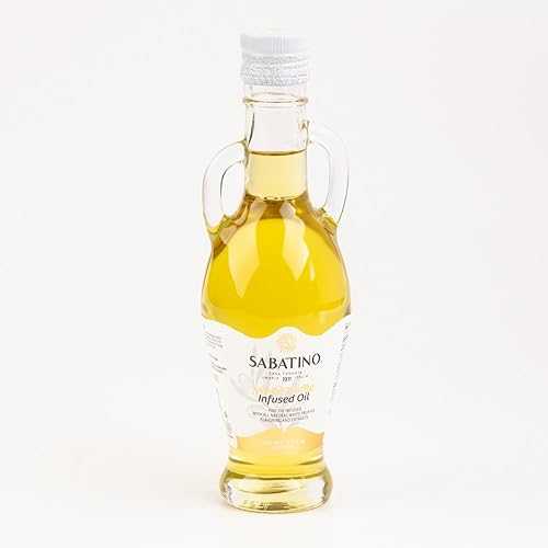Sabatino Tartufi White Truffle Olive Oil, Imported from Italy, 6 Packs of 250ml Bottles, Gourmet Flavor Enhancer for Salads, Pastas, Risottos