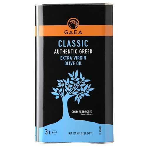 GAEA Classic Authentic Greek Extra Virgin Olive Oil, 101.5 fl 薬局衡オンス (3L) / Cold Extracted Olive Oil from Greece / Balanced Flavor for Cooking, Dressing \u0026 Dipping / Non-GMO, All-Natural