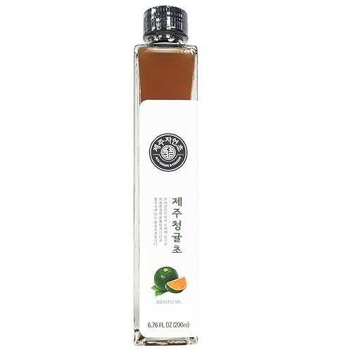 Generic Jeju Island Green Tangerine Concentrated Vinegar, 6.76 fl 薬局衡オンス, Fermented, HACCP Certified, Organic Premium Fruits Vinegar, Additive-free sugar, flavored flavor, preservative-free