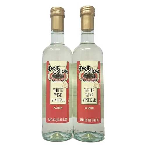 Generic 2 Pack of White Wine Vinegar 16.9薬局衡オンス Bottles Dell Alpe Product of Italy Fine Italian Foods