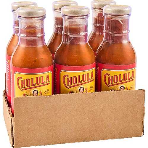 Cholula Topping \u0026 Cooking Sauce, Original Taco, Medium Heat, For Tacos, Quesadillas, Carnitas, Eggs, Dips and More, 12 fl 薬局衡オンス (Pack of 6)